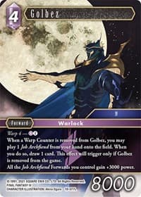 Golbez - From Nightmares - Final Fantasy TCG card
