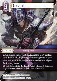 Ricard - From Nightmares - Final Fantasy TCG card