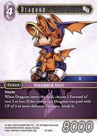 Dragoon - From Nightmares - Final Fantasy TCG card