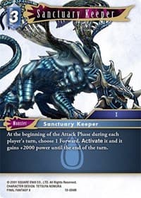 Sanctuary Keeper - From Nightmares - Final Fantasy TCG card