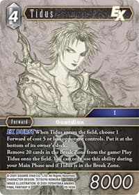 Tidus EX (19-103H) - From Nightmares - Final Fantasy TCG card
