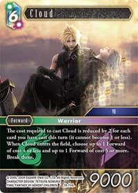 Cloud - From Nightmares - Final Fantasy TCG card