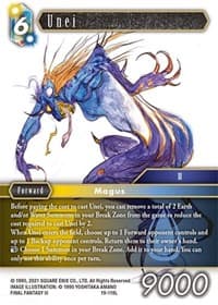 Unei - From Nightmares - Final Fantasy TCG card