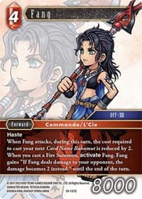 Fang - From Nightmares - Final Fantasy TCG card
