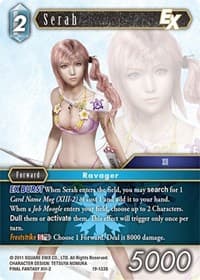 Serah EX - From Nightmares - Final Fantasy TCG card