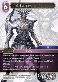 Cid Raines - From Nightmares - Final Fantasy TCG card