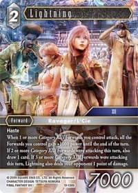 Lightning (19-138S) - From Nightmares - Final Fantasy TCG card