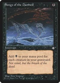 Songs of the Damned - Ice Age - Magic: The Gathering card