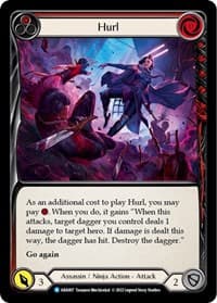 Hurl (Red) - Blitz Deck: Outsiders - Arakni - Flesh and Blood TCG card