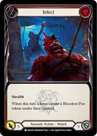 Infect (Red) - Blitz Deck: Outsiders - Arakni - Flesh and Blood TCG card
