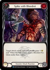 Spike with Bloodrot - Blitz Deck: Outsiders - Arakni - Flesh and Blood TCG card