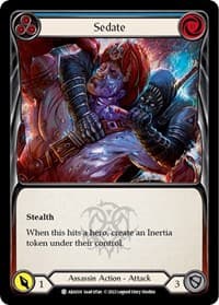 Sedate (Blue) - Blitz Deck: Outsiders - Arakni - Flesh and Blood TCG card