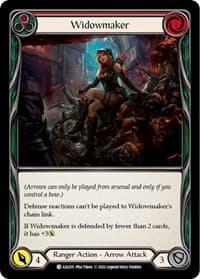Widowmaker (Red) - Blitz Deck: Outsiders - Azalea - Flesh and Blood TCG card