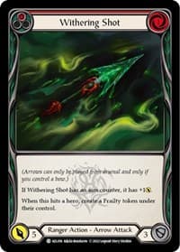 Withering Shot (Red) - Blitz Deck: Outsiders - Azalea - Flesh and Blood TCG card