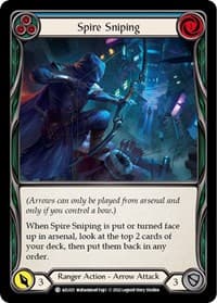 Spire Sniping (Blue) - Blitz Deck: Outsiders - Azalea - Flesh and Blood TCG card