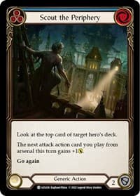 Scout the Periphery (Blue) - Blitz Deck: Outsiders - Azalea - Flesh and Blood TCG card