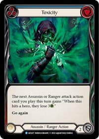 Toxicity (Blue) - Blitz Deck: Outsiders - Azalea - Flesh and Blood TCG card