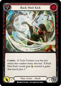 Back Heel Kick (Red) - Blitz Deck: Outsiders - Benji - Flesh and Blood TCG card