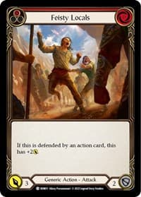 Feisty Locals (Red) - Blitz Deck: Outsiders - Benji - Flesh and Blood TCG card