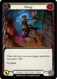 Plunge (Yellow) - Blitz Deck: Outsiders - Benji - Flesh and Blood TCG card