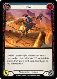 Recoil (Blue) - Blitz Deck: Outsiders - Benji - Flesh and Blood TCG card