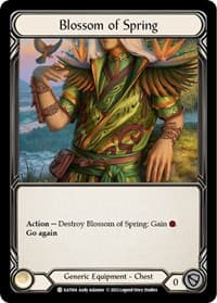 Blossom of Spring - Blitz Deck: Outsiders - Katsu - Flesh and Blood TCG card