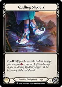 Quelling Slippers - Blitz Deck: Outsiders - Katsu - Flesh and Blood TCG card