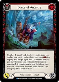 Bonds of Ancestry (Red) - Blitz Deck: Outsiders - Katsu - Flesh and Blood TCG card