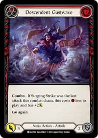 Descendent Gustwave (Red) - Blitz Deck: Outsiders - Katsu - Flesh and Blood TCG card