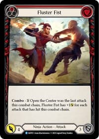 Fluster Fist (Red) - Blitz Deck: Outsiders - Katsu - Flesh and Blood TCG card