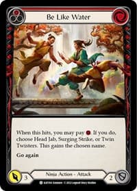 Be Like Water (Red) - Blitz Deck: Outsiders - Katsu - Flesh and Blood TCG card