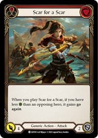 Scar for a Scar (Red) - Blitz Deck: Outsiders - Katsu - Flesh and Blood TCG card