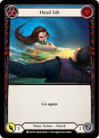 Head Jab (Blue) - Blitz Deck: Outsiders - Katsu - Flesh and Blood TCG card