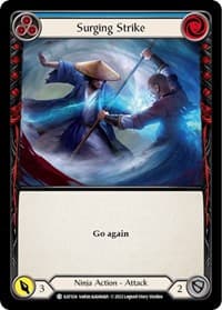 Surging Strike (Blue) - Blitz Deck: Outsiders - Katsu - Flesh and Blood TCG card