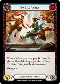 Be Like Water (Blue) - Blitz Deck: Outsiders - Katsu - Flesh and Blood TCG card