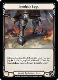 Ironhide Legs - Blitz Deck: Outsiders - Uzuri - Flesh and Blood TCG card