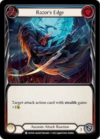 Razor's Edge (Blue) - Blitz Deck: Outsiders - Uzuri - Flesh and Blood TCG card