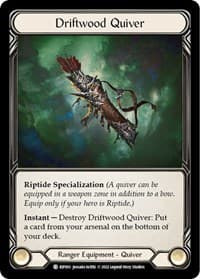 Driftwood Quiver - Blitz Deck: Outsiders - Riptide - Flesh and Blood TCG card
