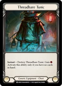 Threadbare Tunic - Blitz Deck: Outsiders - Riptide - Flesh and Blood TCG card