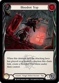 Bloodrot Trap (Red) - Blitz Deck: Outsiders - Riptide - Flesh and Blood TCG card