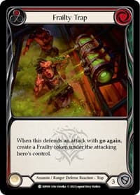 Frailty Trap (Red) - Blitz Deck: Outsiders - Riptide - Flesh and Blood TCG card