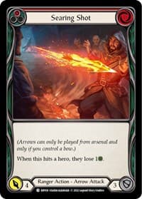 Searing Shot (Red) - Blitz Deck: Outsiders - Riptide - Flesh and Blood TCG card