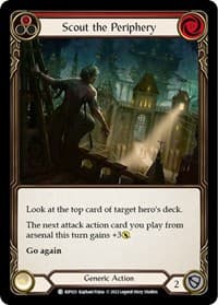 Scout the Periphery (Red) - Blitz Deck: Outsiders - Riptide - Flesh and Blood TCG card