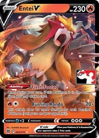 Entei V - Prize Pack Series Cards - Pokemon card