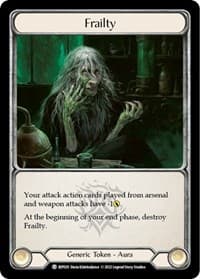 Frailty - Blitz Deck: Outsiders - Riptide - Flesh and Blood TCG card
