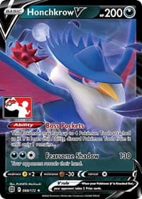 Honchkrow V - Prize Pack Series Cards - Pokemon card