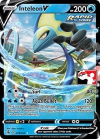 Inteleon V - Prize Pack Series Cards - Pokemon card