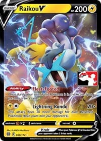Raikou V - Prize Pack Series Cards - Pokemon card
