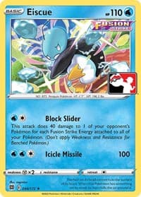 Eiscue - Prize Pack Series Cards - Pokemon card