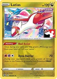 Latias - Prize Pack Series Cards - Pokemon card